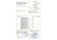 Сертификат происхождения товара UV 2021 01